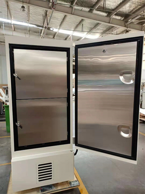 Hemat Energi -86 Derajat Stainless steel Ult Freezer dengan Kapasitas 408 Liter untuk Laboratorium dan Rumah Sakit