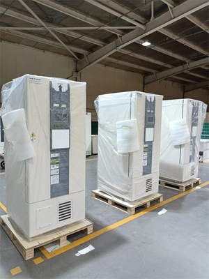Laboratorium Pintu Berbusa Tunggal, Freezer Suhu Super Ultra Rendah Dengan Kapasitas 338 Liter Kualitas Tinggi