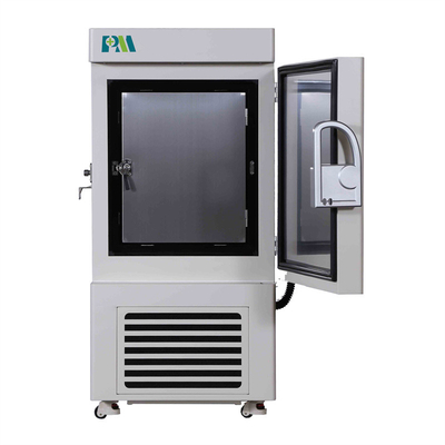 58 Liter Mini Solid Door Biomedical Ultra Low Freezer Untuk Rumah Sakit