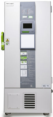 Ramah Lingkungan Minus 86 Derajat Layar Sentuh LCD Suhu Ultra Rendah Freezer Tegak 408L Kapasitas Besar