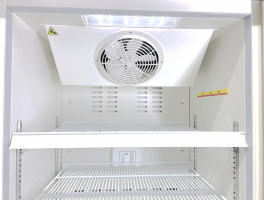 Real Force Air Cooling Biomedical Pharmaceutical Grade Kulkas Freezer 315L Dengan Pintu Kaca