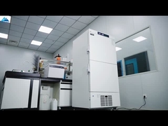 Lemari Pendingin Vaksin Medis Tegak Dua Ruang Independen Minus 25 Derajat