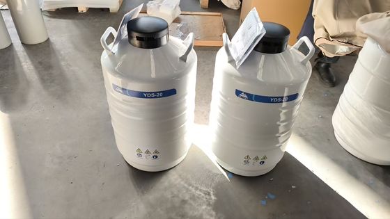 Kualitas  METHER YDS-15-80 Cryogenic Dewar — 15L Liquid Nitrogen Container for Laboratory pabrik