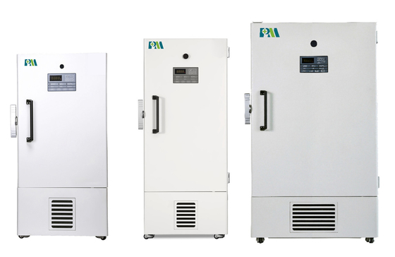 Kapasitas 408 Liter Minus 86 Derajat Sistem Kaskade Otomatis Freezer Medis Suhu Ultra Rendah