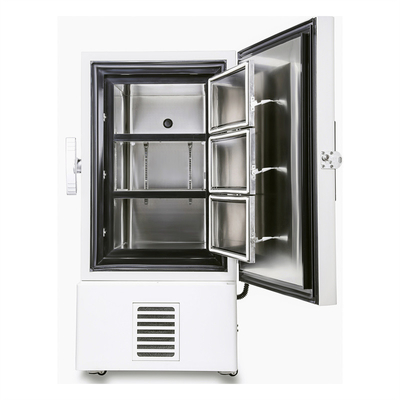 Kapasitas 408 Liter Minus 86 Derajat Sistem Kaskade Otomatis Freezer Medis Suhu Ultra Rendah