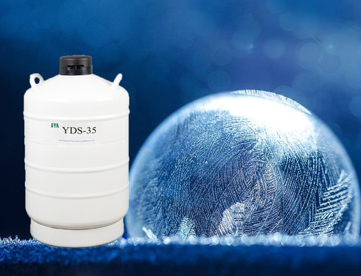 Konservasi Organisme Aktif Cryogenic Liquid Nitrogen Container LN2 Canister Tank