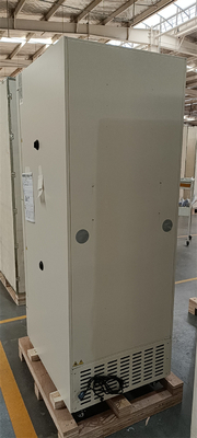 368L Rumah Sakit Laboratorium Baja Plat Disemprot Gabungan Freezer Kulkas Tegak Dalam
