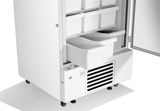 Hemat Energi Minus 40 Derajat Freezer Medis Kriogenik Tegak Tegak dengan Multi Laci