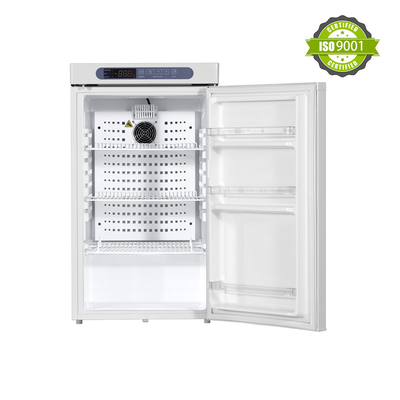 60L Mini Portable Vertical Pharmacy Vaccine Refrigerator Pada 2-8°C Untuk Laboratorium