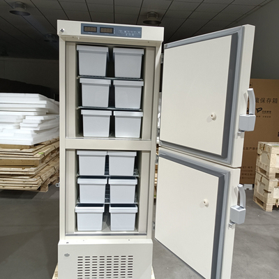 358 liter Kapasitas tegak Apotek Medis Freezer Dengan Multi Drawers Menghemat Energi