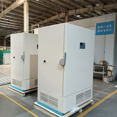 328 liter Kapasitas minus 40 derajat Free Standing Biomedical Deep Freezer Untuk penyimpanan vaksin