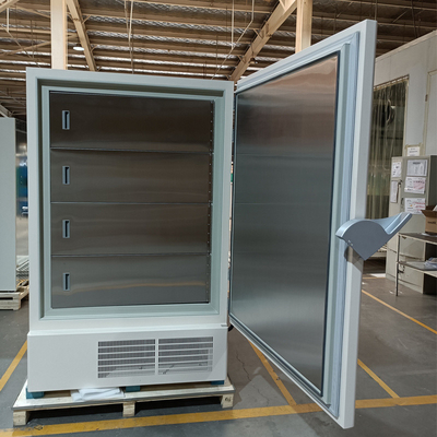 328 liter Kapasitas minus 40 derajat Free Standing Biomedical Deep Freezer Untuk penyimpanan vaksin