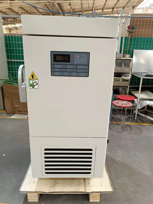 Freezer dengan suhu rendah dengan alarm kerusakan dan fitur pintu terbuka