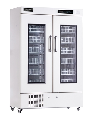 304 stainless steel 658L Vertikal Blood Bank kulkas 4°C Untuk penyimpanan sampel darah