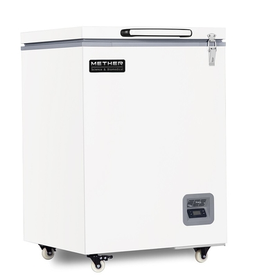 Minus 86 Derajat 100L Kapasitas Mini Freezer Dada Suhu Sangat Rendah Untuk Vaksin