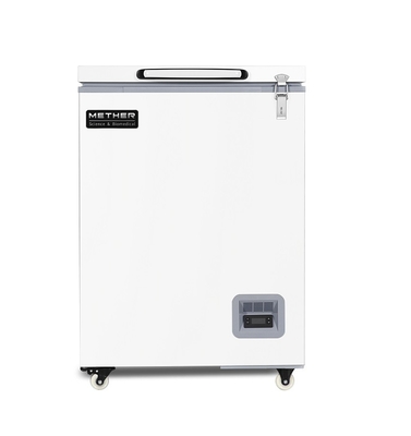 Minus 86 Derajat 100L Kapasitas Mini Freezer Dada Suhu Sangat Rendah Untuk Vaksin