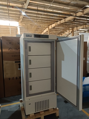 MDF-40V268E -40°C Medical Deep Freezer. 268L Vertikal Ultra-Low Temperature Freezer untuk penyimpanan Biomedis.