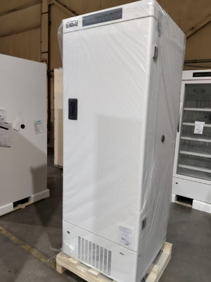 MDF-40V328E -40 °C Biomedical Deep Freezer. 328L vertikal freezer medis untuk vaksin, darah & sampel biologis.