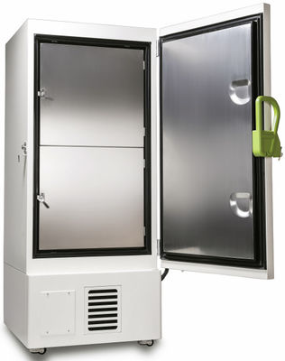 Kulkas Freezer Suhu Ultra Rendah 408 Liter dengan Pintu Solid Berkualitas Tinggi Untuk Penyimpanan RNA Vaksin