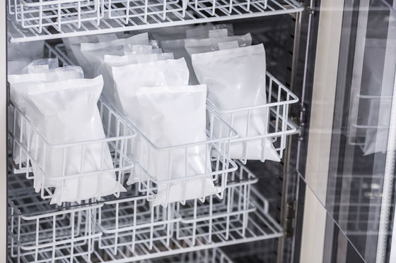 Tampilan LED 108L Mini Portabel Kualitas Tinggi Biomedis Bank Darah Kulkas Kulkas Untuk Stasiun Darah