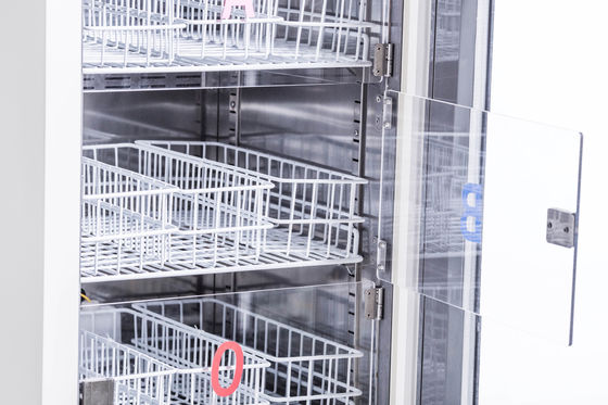 Tampilan LED 108L Mini Portabel Kualitas Tinggi Biomedis Bank Darah Kulkas Kulkas Untuk Stasiun Darah