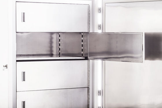 Minus 40 Derajat Stainless Steel Medis Deep Freezer Tampilan Digital LED 936L Untuk Vaksin