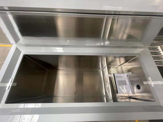 R290 Refrigerant Stainless Steel Laboratorium Dada Freezer Pendingin Langsung LED Tampilan Digital