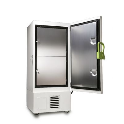 Kapasitas 408L Suhu Ultra Rendah Freezer Tegak Sistem Pendingin Ganda Minus 86 Derajat