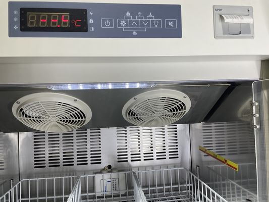 4°C Pembuangan Darah Kulkas 368L penyimpanan dingin medis MBC-4V368